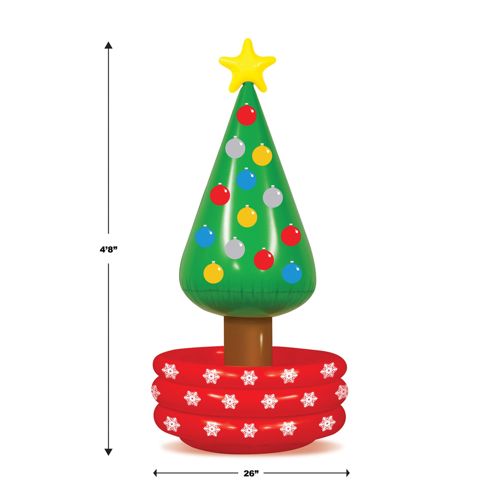 Beistle 26" x 4.75ft. Inflatable Christmas Tree Cooler